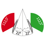 Luce di via NEMO  - sinistra e destra 112,5° bulk Montaggio incasso - immagine 5