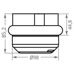 Luce di via Discovery- 360° testa d'albero+3colori - immagine 2