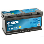 Batteria EXIDE EK1060 - AGM 106 Ah