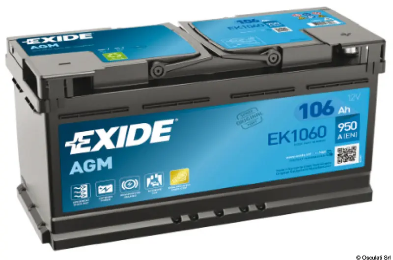 12.414.04.jpg Batteria EXIDE EK720 - AGM 70 Ah - immagine 1