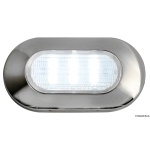 Luce di cortesia ovale 6 LED blu