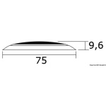 Plafoniera 3 LED luce bianca - immagine 2