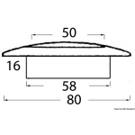 Plafoniera stagna LED cromata - immagine 2