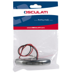 Luce cortesia cromata 5 LED bianchi - immagine 2