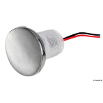 Luci di cort. LED ROUND luce bianca doppio fascio