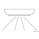 Plafoniera di servizio a LED 12/24 V  touch switch - immagine 2