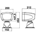 Faro elettrico Deluxe Classic 24 V - immagine 3