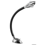 Faretto 3 W rivestito in pelle nera