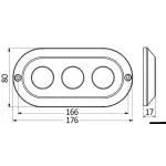 Luce subacquea a LED luce bianca 180 W - immagine 2