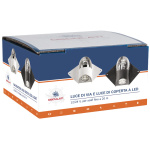 Luce di via/coperta Led 12/24 V corpo bianco - immagine 3