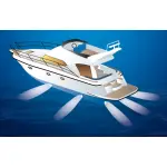 Faro subacqueo 6 LED bianchi con viti - immagine 4