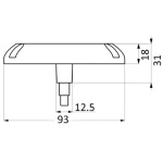 Luce subacquea a LED luce bianca+blu 12/24 V - immagine 2