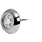 Faro subacqueo 6 LED RGBW con viti