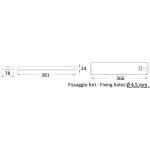 Plafoniera led  12 Volt  3 Watt