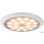 Plafoniera LED senza incasso Day/Night bianca/inox