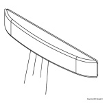 Luce cortesia 3 LED blu - immagine 2