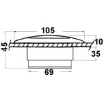 Courtesy Light pozzetto 12 V 10 W - immagine 2