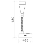 Faretto LED snodato lucido - immagine 2