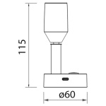 Faretto LED snodato nero - immagine 2