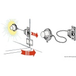 Luce ABS bianco per armadi - immagine 2