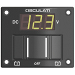 Pannellino tester digitale per 2 batterie IP56