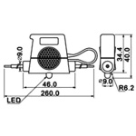 Portafusibili stagno con LED di allarme - immagine 2