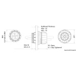 Passaparatia 4 cavi x max 15 mm - immagine 2