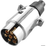 Spina 7 poli in metallo con contatti a serrafilo