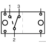 Interruttore ON-ON 2 lampadine 12 V