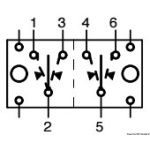 Interruttore Contura ON-OFF-ON