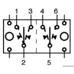 Interruttore Contura ON-OFF-ON