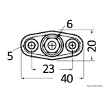 Nodo derivazione Mini 40x20 mm - immagine 2