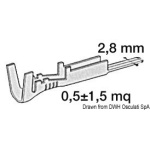 Innesto ottone maschio