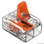 Connettore di giunzione WAGO 2 conduttori 6 mm²