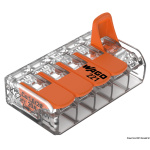 Connettore di giunzione WAGO 5 conduttori 6 mm²