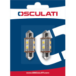 2 Lampadine LED a siluro 36 mm 2W