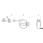 Cavo elettrico da banchina avvolgibile 16A - immagine 2