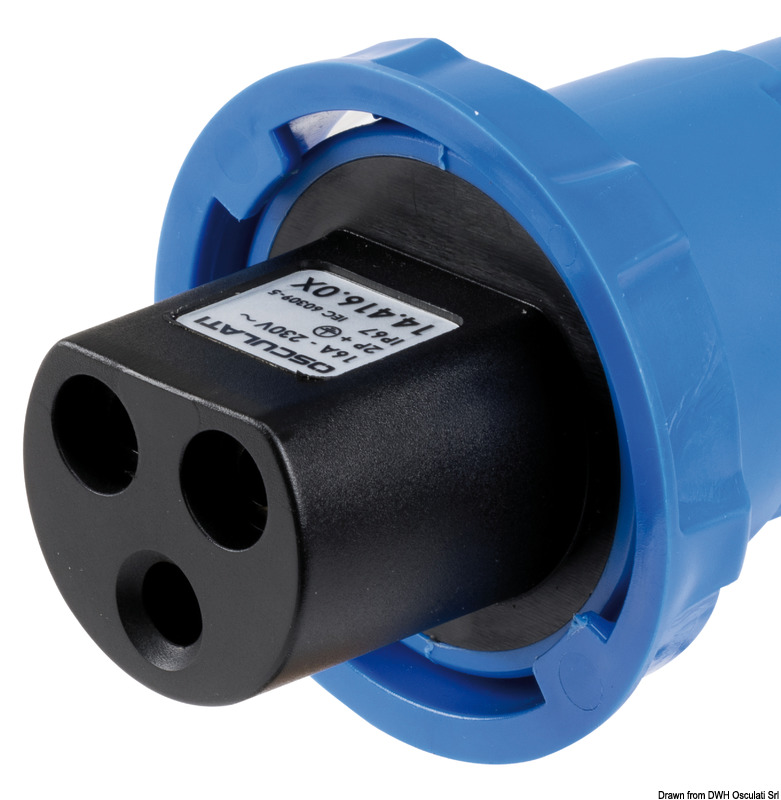 14.416.0xC.jpg Spina elettrica 16 A 250 V - immagine 1