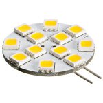 Lampadina 12 LED G4 Ø 30 mm attacco laterale