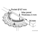 Caricabatterie wireless stagno ROKK a scomparsa 10W - immagine 2