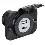 Presa incasso doppia USB Type-A + Type-C