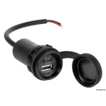 Presa stagna USB-A + USB+C con cappuccio
