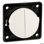 Pulsante doppio bianco - immagine 2