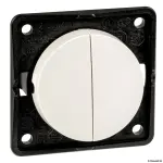 Pulsante doppio bianco - immagine 2