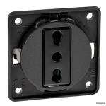 Presa corrente Italia nero antracite