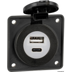 Presa incasso doppia USB Type-A + Type-C