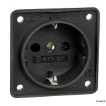 Presa schuko nero antracite