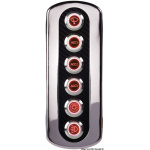 Pannello interruttori in fibra di carb. LED rosso