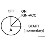 Chiave avviamento stagna 3 contatti - immagine 2