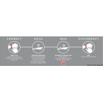 Braccialetto MOB+rosso xBAND - immagine 5